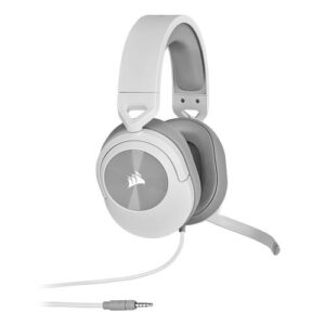 Corsair HS55 STEREO Headset Bedraad Hoofdband Gamen Wit