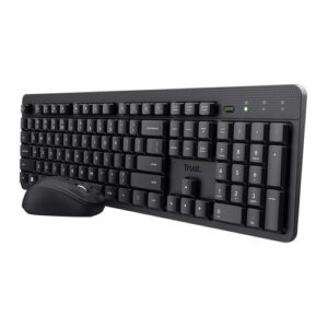 Trust Ody II toetsenbord Inclusief muis Universeel RF Draadloos QWERTY Amerikaans Engels Zwart