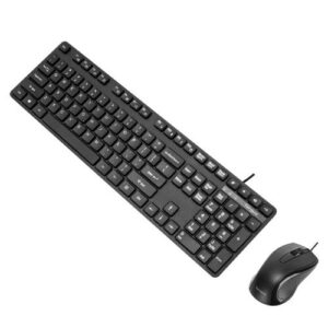 Targus BUS0423UK toetsenbord Inclusief muis Kantoor USB QWERTY UK International Zwart