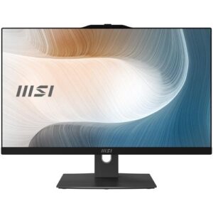MSI Modern AM242P 1M-1223EU All-in-One PC/workstation Intel Core 5 120U 60,5 cm (23.8") 1920 x 1080 Pixels Alles-in-één-pc 8 GB DDR5-SDRAM 512 GB SSD Windows 11 Pro Wi-Fi 6E (802.11ax) Zwart