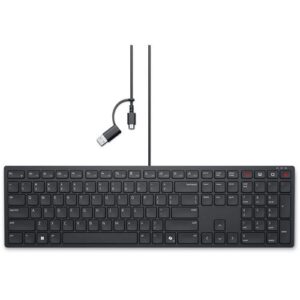 DELL KB525C toetsenbord Kantoor USB AZERTY Belgisch Zwart