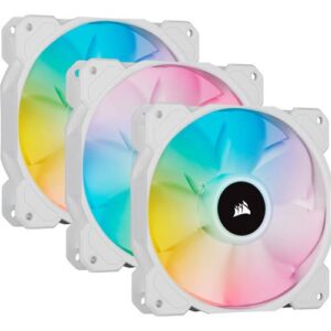 Corsair SP120 RGB ELITE Computer behuizing Ventilator 12 cm Wit 3 stuk(s)