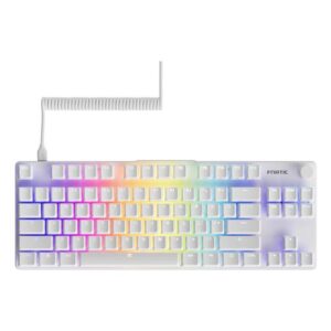 Fnatic STREAK80 LP toetsenbord Gamen USB QWERTY US International Wit