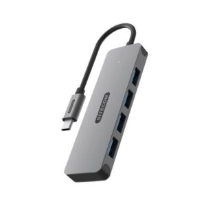Sitecom CN-5009 interface hub USB 3.2 Gen 1 (3.1 Gen 1) Type-C 5000 Mbit/s Zwart, Grijs