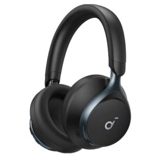 Soundcore Space One Headset Bedraad en draadloos Hoofdband Oproepen/muziek Bluetooth Zwart