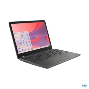 Lenovo 500e Yoga Chromebook Intel® N N100 31 cm (12.2") Touchscreen WUXGA 4 GB LPDDR5-SDRAM 32 GB eMMC Wi-Fi 6E (802.11ax) ChromeOS Grijs