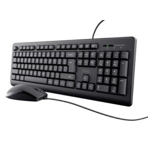 Trust Bedraad toetsenbord en muis set USB QWERTY zwart