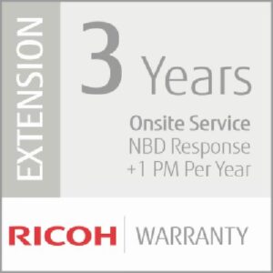Ricoh Garantieverlenging van 1 jaar naar 3 jaar (Mid-Vol Productie)