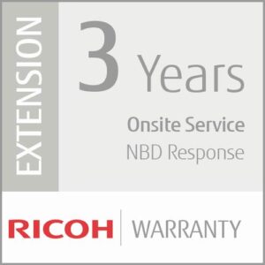 Ricoh Garantieverlenging van 1 jaar naar 3 jaar (Laag-Vol Productie)