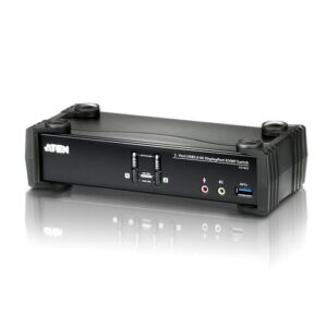 ATEN 2-poorts USB 3.0 4K DisplayPort KVMP™-schakelaar (kabels meegeleverd)