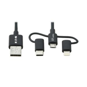 Tripp Lite M101-006-LMC-BK USB-kabel USB 2.0 1,83 m USB A Micro-USB B Zwart