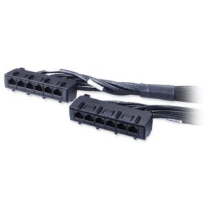 APC 9ft Cat6 UTP, 6x RJ-45 - 6x RJ-45 netwerkkabel Zwart 2,74 m U/UTP (UTP)