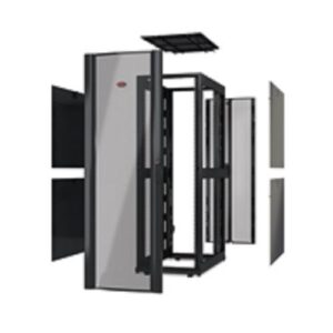APC NetShelter SX 42U 750mm(b) x 1070mm(d) 19" IT rack, behuizing zonder deuren, zwart