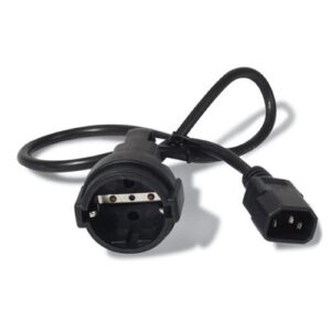 APC AP9880 electriciteitssnoer Zwart 0,6 m C14 stekker CEE7/7