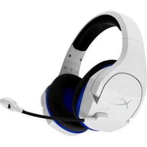 HyperX Cloud Stinger Core - draadloze gamingheadset (wit-blauw) - PS5-PS4