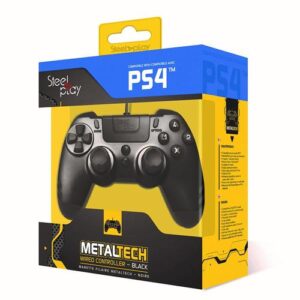 Steelplay MetalTech Zwart Gamepad Analoog/digitaal PC, PlayStation 4, Playstation 3