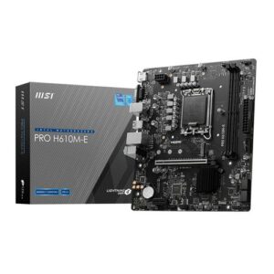 MSI PRO H610M-E moederbord Intel H610 LGA 1700 micro ATX