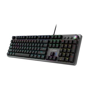 MSI FORGE GK310 RED US toetsenbord Gamen USB QWERTY US International Zwart