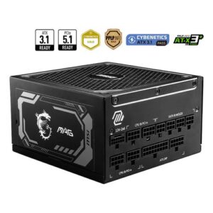 MSI MAG A1250GL PCIE5 power supply unit 1250 W 24-pin ATX 1U Zwart