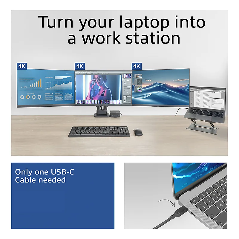 ACT AC7148 USB-C Triple 4K Docking Station